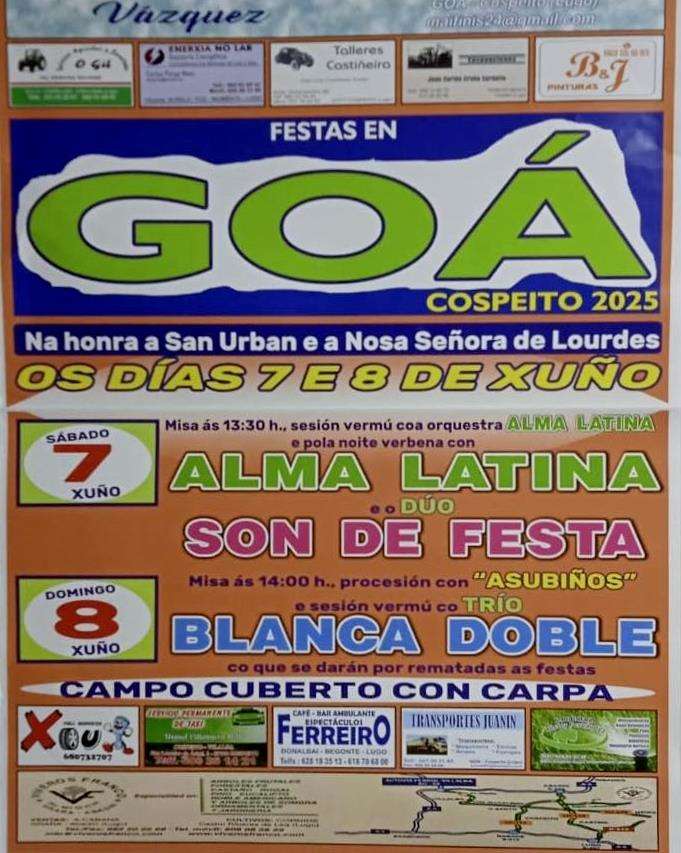 San Urban e Nosa Señora de Lourdes de Goá (2025) en Cospeito