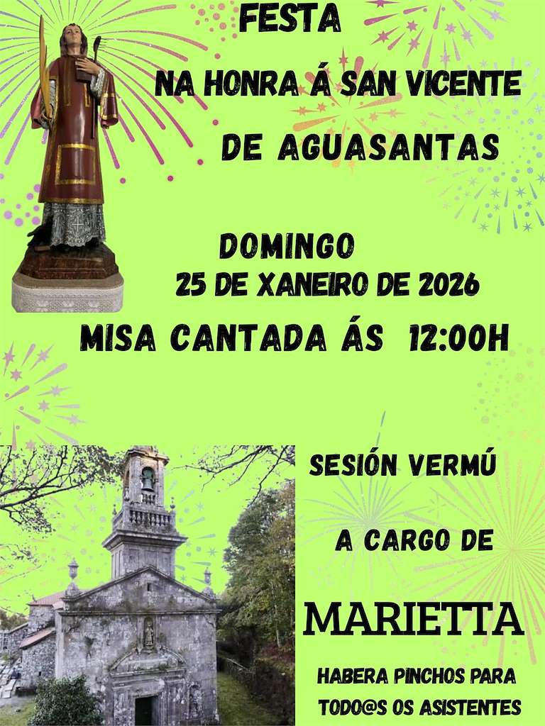 San Vicente de Augasantas en Rois