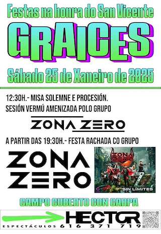 Fechas, información, programa, cartel, imágenes, mapa y ubicación de San Vicente de Graíces  en  A Peroxa