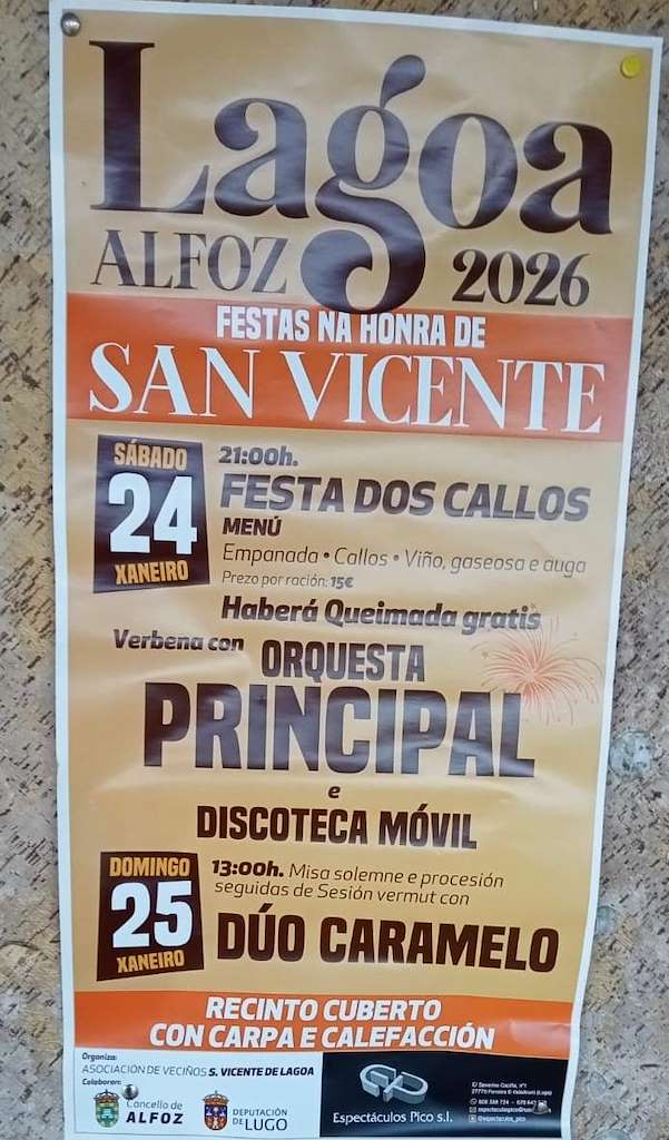 San Vicente de Lagoa en Alfoz do Castrodouro
