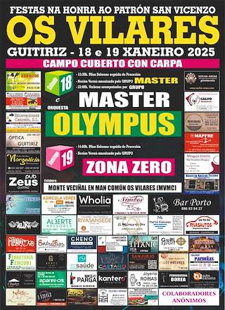 Fechas, información, programa, cartel, imágenes, mapa y ubicación de San Vicente de Os Vilares  en  Guitiriz
