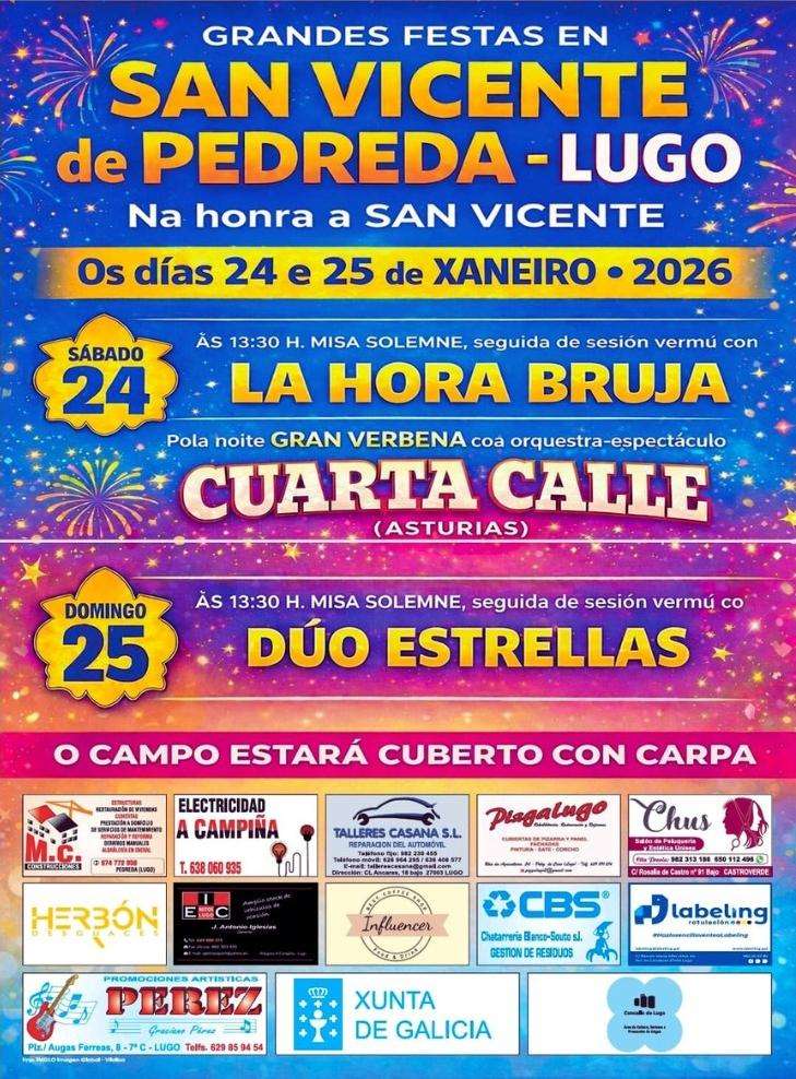 San Vicente de Pedreda en Lugo