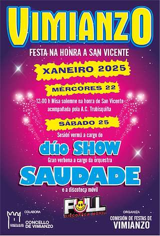 Fechas, información, programa, cartel, imágenes, mapa y ubicación de San Vicente  en  Vimianzo