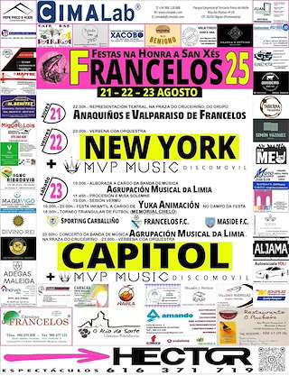 Fechas, información, programa, cartel, imágenes, mapa y ubicación de San Xés de Francelos  en  Ribadavia