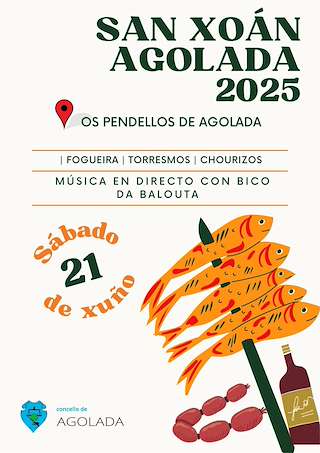 Fechas, información, programa, cartel, imágenes, mapa y ubicación de San Xoán  en  Agolada
