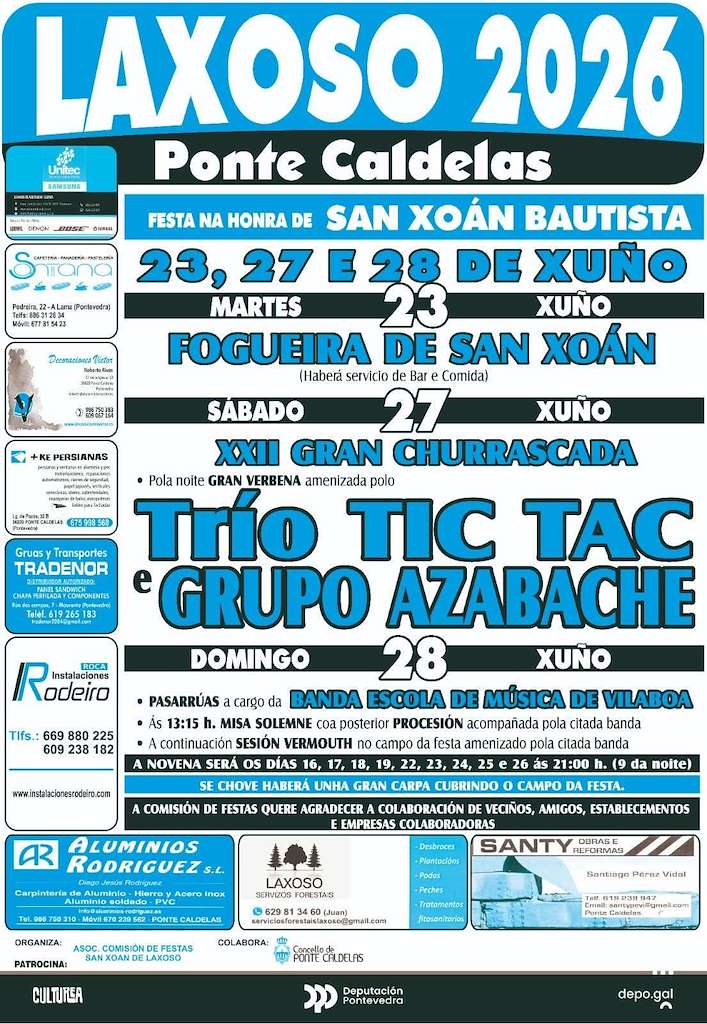 San Xoán Bautista de Laxoso - XXII Gran Churrascada en Ponte Caldelas