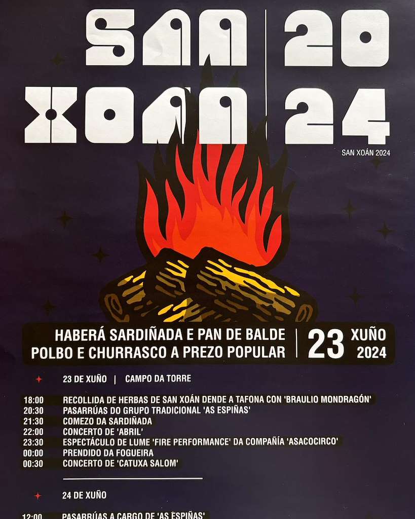 San Xoán (2025) en Caldas de Reis