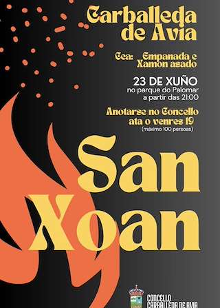 Fechas, información, programa, cartel, imágenes, mapa y ubicación de San Xoán (2026)  en  Carballeda de Avia