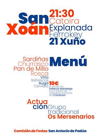 Fechas, información, programa, cartel, imágenes, mapa y ubicación de San Xoán  en  Catoira