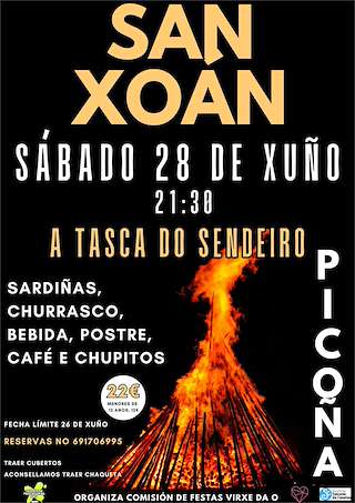 Fechas, información, programa, cartel, imágenes, mapa y ubicación de San Xoán da Picoña  en  Salceda de Caselas