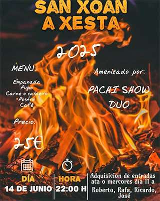 Fechas, información, programa, cartel, imágenes, mapa y ubicación de San Xoán da Xesta   en  Lalín