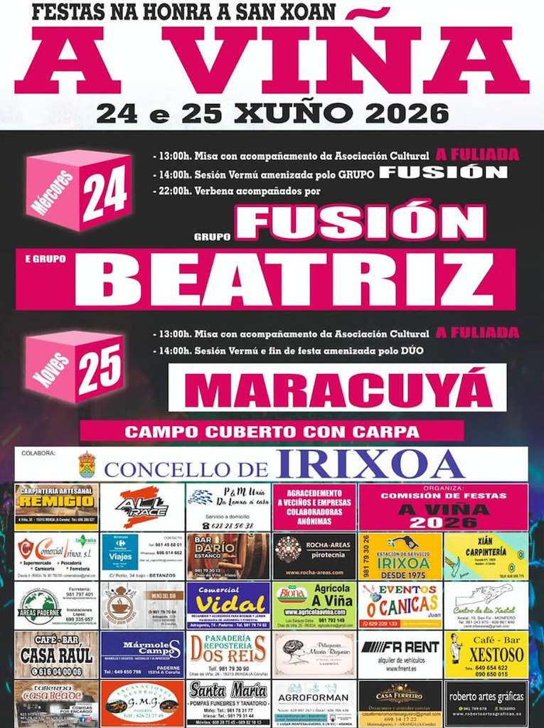 San Xoán de A Viña (2026) en Irixoa