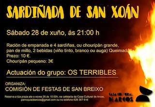 Fechas, información, programa, cartel, imágenes, mapa y ubicación de San Xoán de Arcos   en  Ponteareas