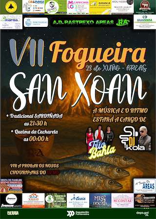 Fechas, información, programa, cartel, imágenes, mapa y ubicación de San Xoán de Areas  en  Ponteareas