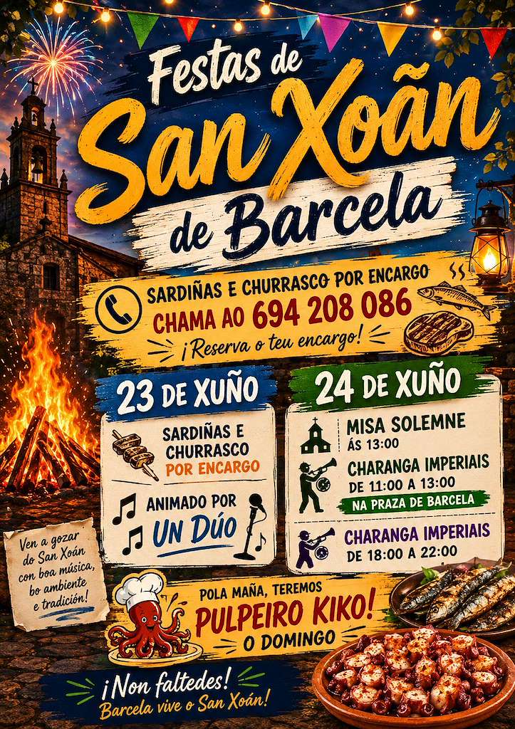 San Xoán de Barcela (2026) en Arbo