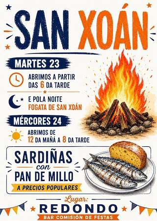 Fechas, información, programa, cartel, imágenes, mapa y ubicación de San Xoán de Barciademera (2026)  en  Covelo