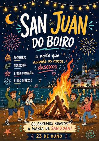 Fechas, información, programa, cartel, imágenes, mapa y ubicación de San Xoán de Boiro Arriba (2026)