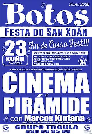 Fechas, información, programa, cartel, imágenes, mapa y ubicación de San Xoán de Botos (2026)  en  Lalín