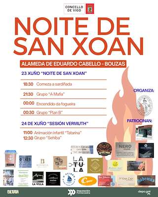 Fechas, información, programa, cartel, imágenes, mapa y ubicación de San Xoán de Bouzas  (2026)  en  Vigo
