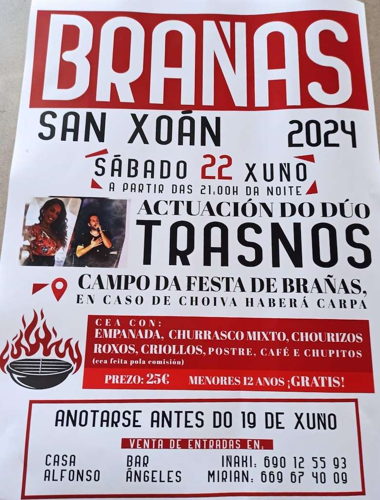 San Xoán de Brañas  en Toques