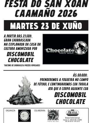 Fechas, información, programa, cartel, imágenes, mapa y ubicación de San Xoán de Caamaño (2026)  en  O Porto do Son