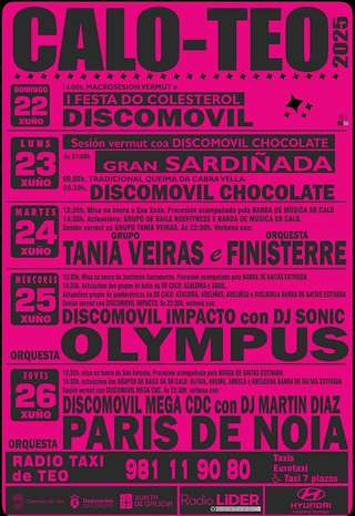 Fechas, información, programa, cartel, imágenes, mapa y ubicación de San Xoán de Calo  en  Teo