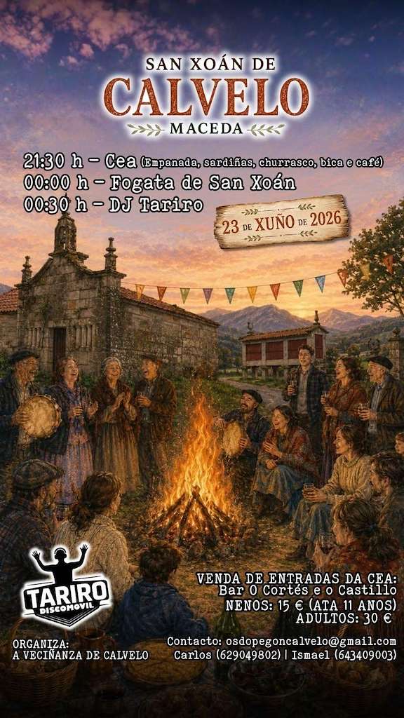San Xoán de Calvelo en Maceda