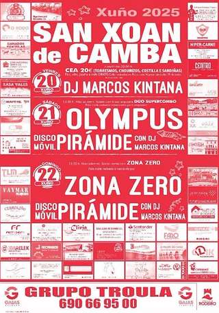 Fechas, información, programa, cartel, imágenes, mapa y ubicación de San Xoán de Camba  en  Rodeiro