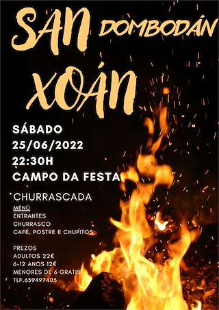 Fechas, información, programa, cartel, imágenes, mapa y ubicación de San Xoán de Dombodán (2026)  en  Arzúa