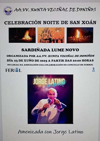 Fechas, información, programa, cartel, imágenes, mapa y ubicación de San Xoán de Doniños  en  Ferrol