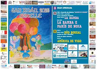 Fechas, información, programa, cartel, imágenes, mapa y ubicación de San Xoán de Esmelle  en  Ferrol
