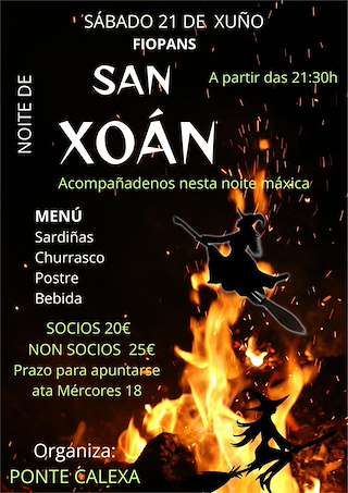 Fechas, información, programa, cartel, imágenes, mapa y ubicación de San Xoán de Fiopáns  en  A Baña
