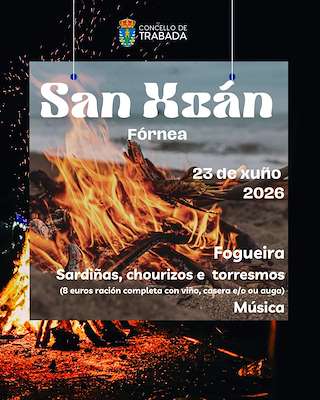 Fechas, información, programa, cartel, imágenes, mapa y ubicación de San Xoán de Fórnea (2026)  en  Trabada