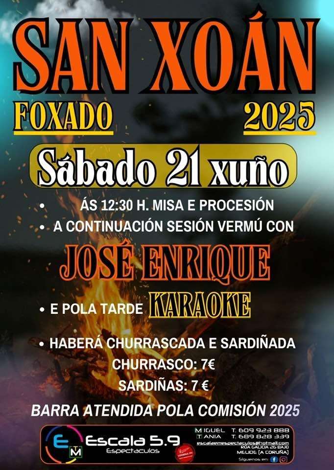 San Xoán de Foxado en Curtis