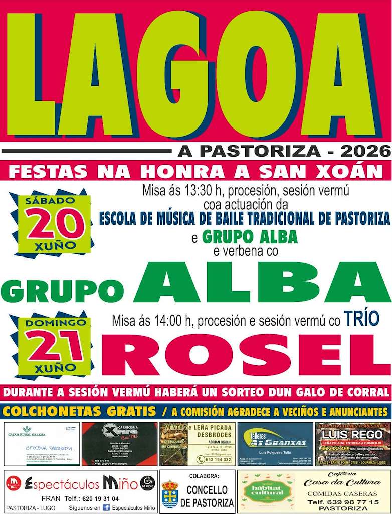 San Xoán de Lagoa (2026) en Pastoriza