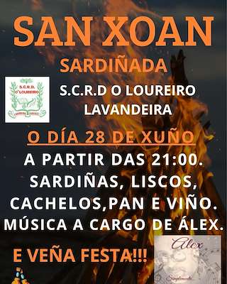 Fechas, información, programa, cartel, imágenes, mapa y ubicación de San Xoán de Lavandeira   en  Cabanas