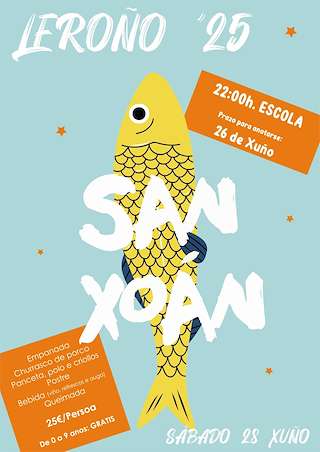 Fechas, información, programa, cartel, imágenes, mapa y ubicación de San Xoán de Leroño  en  Rois