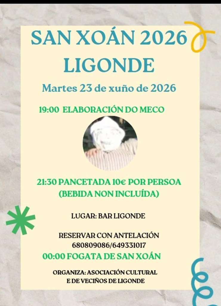 San Xoán de Ligonde (2026) en Monterroso