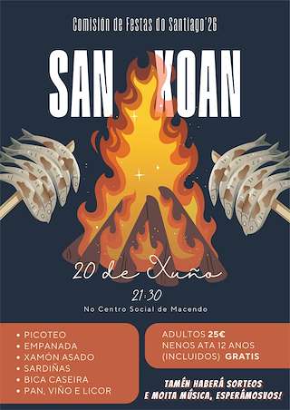 Fechas, información, programa, cartel, imágenes, mapa y ubicación de San Xoán de Macendo (2026)  en  Castrelo de Miño