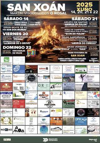Fechas, información, programa, cartel, imágenes, mapa y ubicación de San Xoán de Martín  en  O Rosal