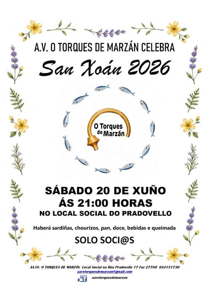 San Xoán de Marzán (2026) en Foz