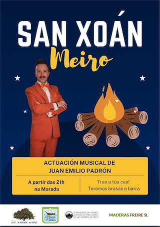 Fechas, información, programa, cartel, imágenes, mapa y ubicación de San Xoán de Meiro  en  Bueu