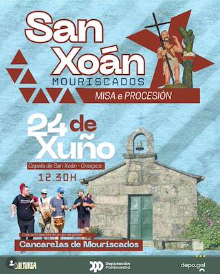 Fechas, información, programa, cartel, imágenes, mapa y ubicación de San Xoán de Mouriscados (2026)  en  Mondariz
