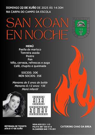 Fechas, información, programa, cartel, imágenes, mapa y ubicación de San Xoán de Noche  en  Vilalba