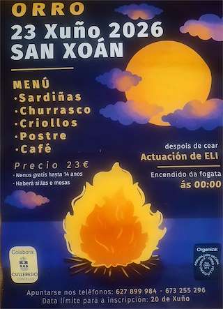 Fechas, información, programa, cartel, imágenes, mapa y ubicación de San Xoán de Orro (2026)  en  Culleredo
