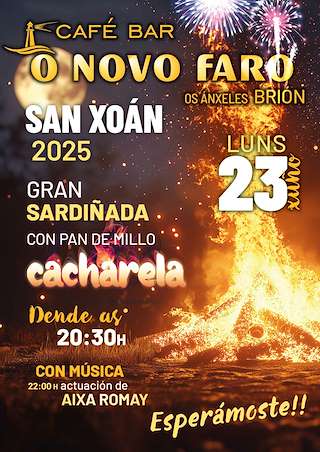 Fechas, información, programa, cartel, imágenes, mapa y ubicación de San Xoán de Os Ánxeles   en  Brión
