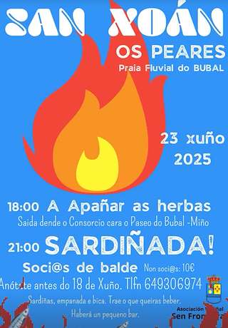 Fechas, información, programa, cartel, imágenes, mapa y ubicación de San Xoán de Os Peares  en  A Peroxa