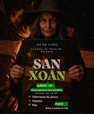 Fechas, información, programa, cartel, imágenes, mapa y ubicación de San Xoán de Paiosaco  en  A Laracha