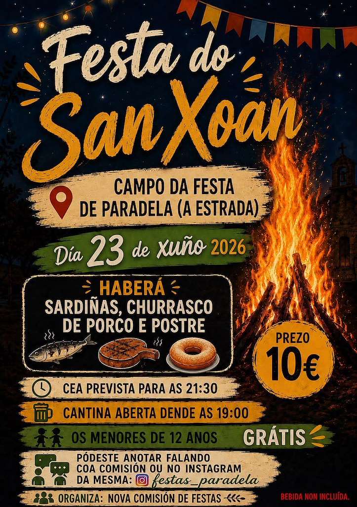 San Xoán de Paradela (2026) en A Estrada