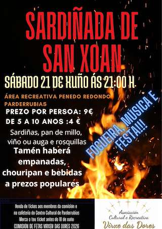 Fechas, información, programa, cartel, imágenes, mapa y ubicación de San Xoán de Parderrubias  en  Salceda de Caselas